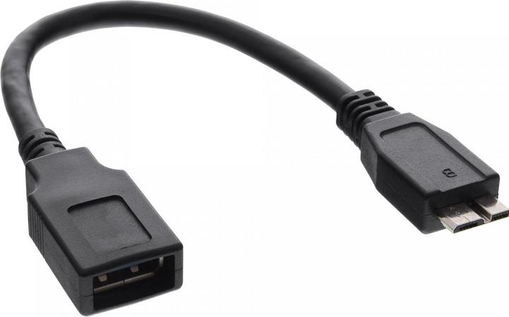 Image du produit InLine Câble adaptateur Micro-USB 3.0 OTG (0.15 m, USB 3.0)