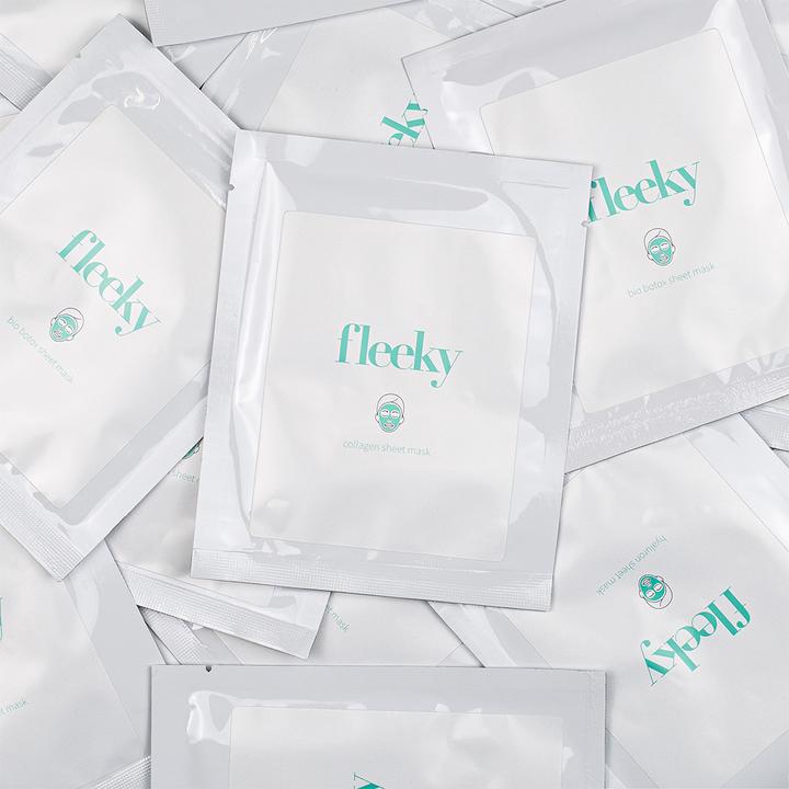 Actual product image Fleeky Collagen Sheet Mask