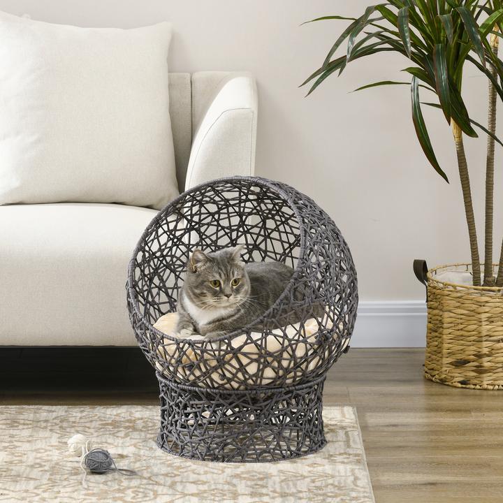 Actual product image PawHut Cat basket with cushion (Cat)