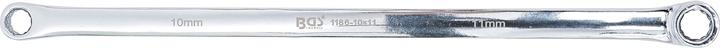 Image du produit BGS Clé à oeil contre coudée extra longue 10 x 11 mm (10 mm, 11 mm)