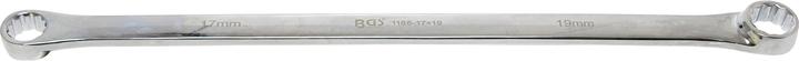 Image du produit BGS Clé à oeil contre coudée extra longue 17 x 19 mm (19 mm, 17 mm)
