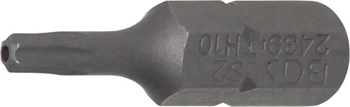 Produktbild BGS Bit Länge 25 mm Antrieb Aussensechskant 6,3 mm (1/4") T-Profil (für Torx) mit Bohrung T10 (T10)