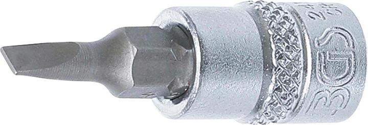 Produktbild BGS Bit-Einsatz | Antrieb Innenvierkant 6,3 mm (1/4") | Schlitz 4 mm (Innenvierkant)