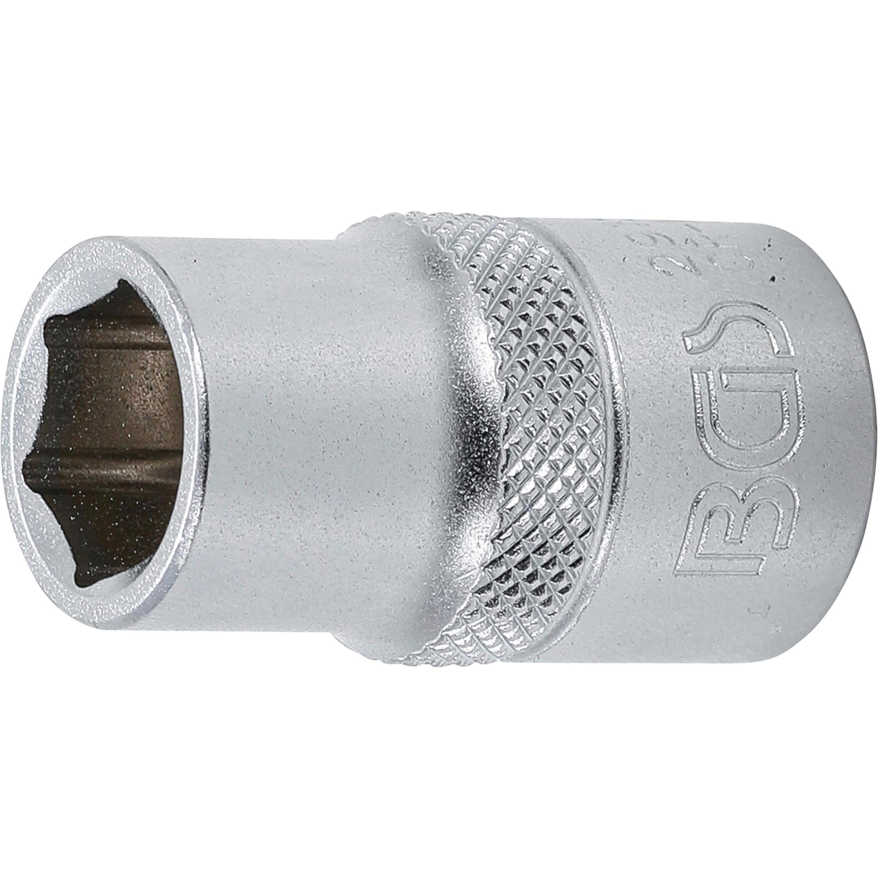 BGS, Steckschlüssel + Stecknuss, Steckschlüssel-Einsatz Sechskant Antrieb Innenvierkant 12,5 mm (1/2") SW 13 mm (13 mm)