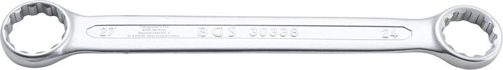 Image du produit BGS Clé polygonales double embouts extra plate 24 x 27 mm (24 mm, 27 mm)