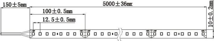 Productafbeelding Synergy 21 LED Flex Strip warm wit DC24V 60W IP20 CRI97 (Warm wit, 500 cm, Interieur)