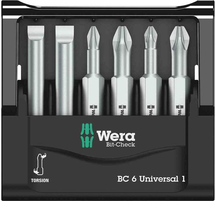 Produktbild Wera Bit-Check 6 Universal 1 (Kreuz Pozidriv PZ)