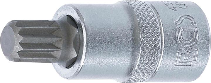 Produktbild BGS Bit-Einsatz Antrieb Innenvierkant 12,5 mm (1/2") Innenvielzahn (für XZN) M12 (Innenvierkant)