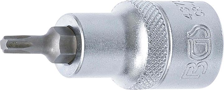Actual product image BGS Bit Socket 12.5 mm (1/2") Drive T-Star (for Torx) T25 (2 bits, T-profile (for Torx) T25, length 50 mm)