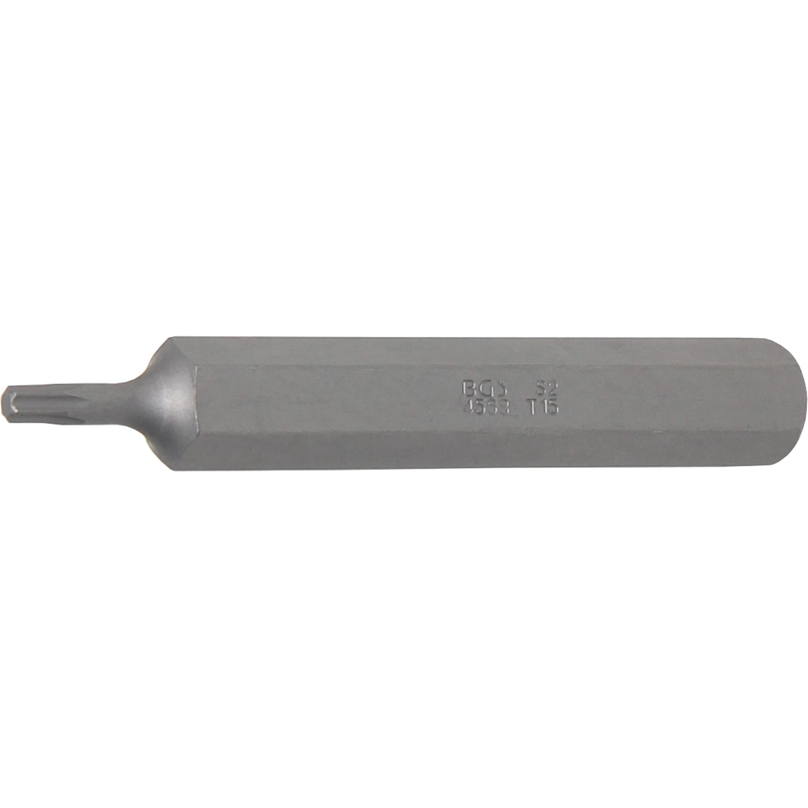 BGS, Bits, Bit Länge 75 mm Antrieb Aussensechskant 10 mm (3/8") T-Profil (für Torx) T15 (T-Profil)