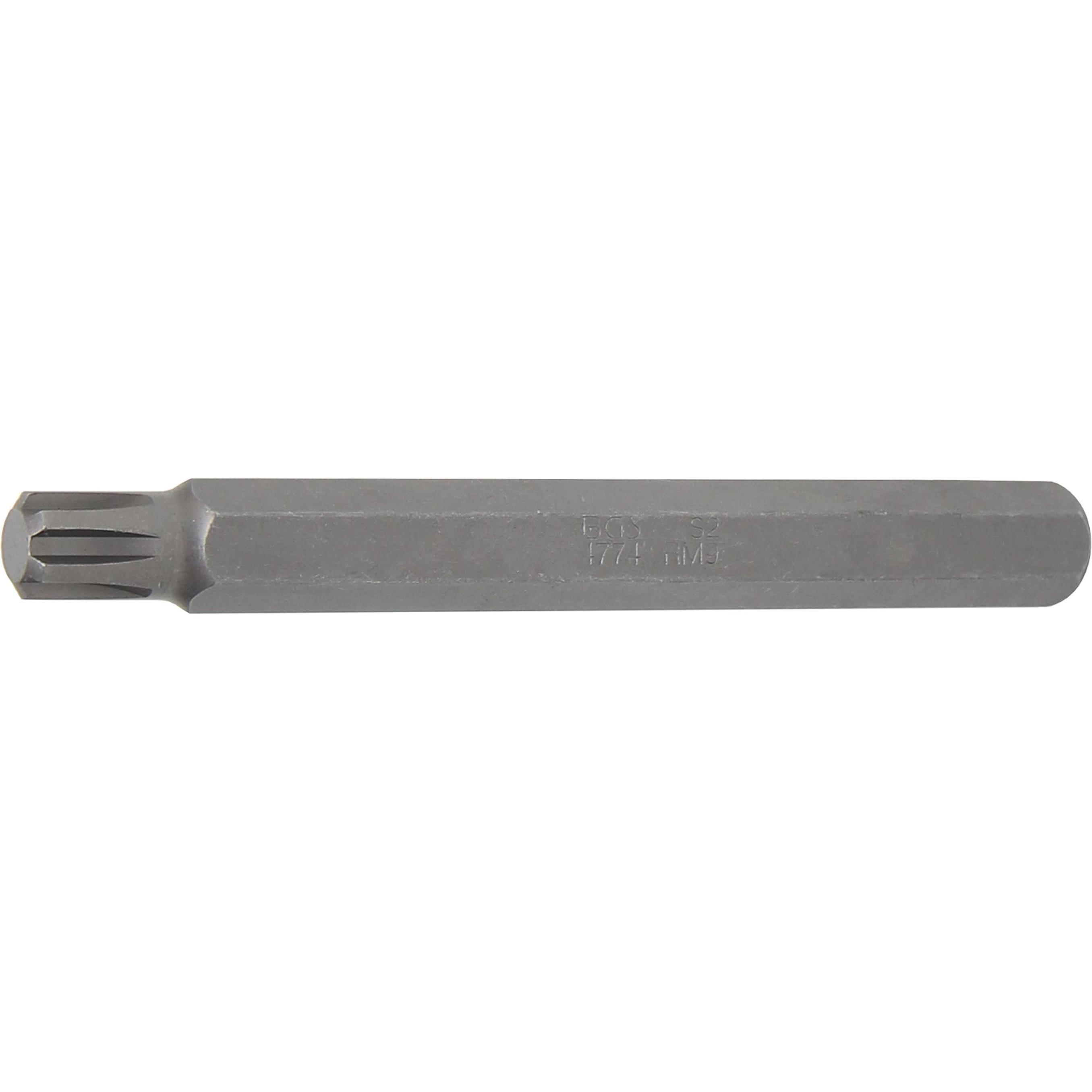 BGS, Bits, Bit Länge 100 mm Antrieb Aussensechskant 10 mm (3/8") Keil-Profil (für RIBE) M9 (100 mm.)