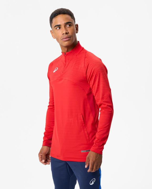 Immagine prodotto Kipsta Calcio donna/uomo 1/2 zip - CLR rosso (3XL)