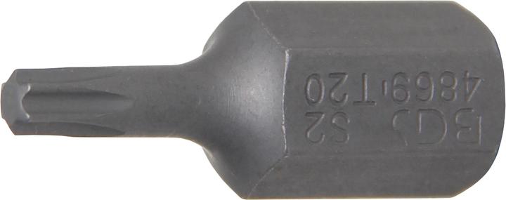 Produktbild BGS Bit Antrieb Aussensechskant 10 mm (3/8") T-Profil (für Torx) T20 (2 Bits, T-Profil (für Torx) T20, Länge 50 mm)