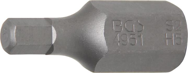 Actual product image BGS Bit 10 mm (3/8") Drive internal Hexagon 5 mm (10 mm (3/8"), 12.5 mm (1/2"))