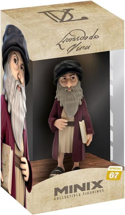 Actual product image Minix Collection - Special Edition - Leonard De Vinci - Figurine 12cm