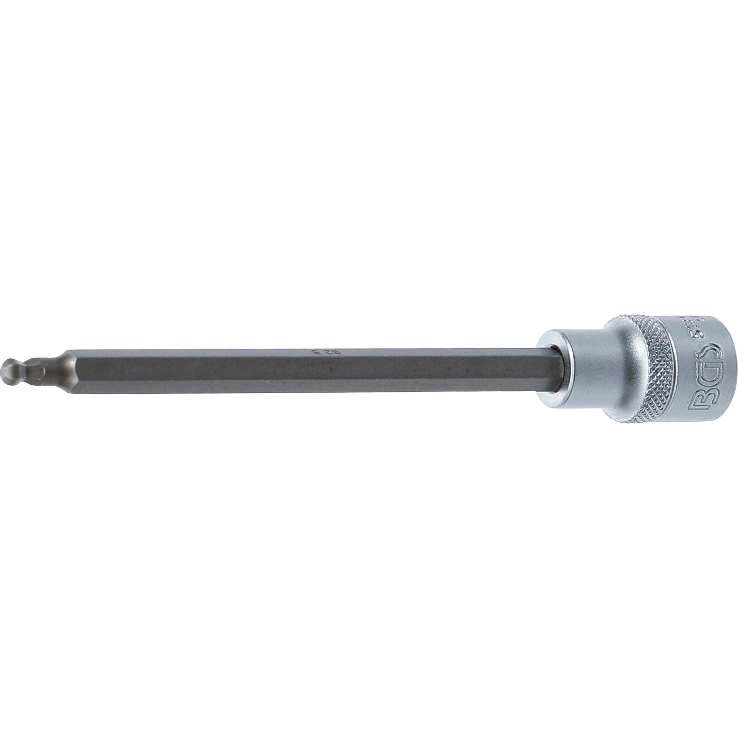 BGS, Bits, Bit-Einsatz Länge 160 mm 12,5 mm (1/2") Innensechskant mit Kugelkopf 5 mm (12,5 mm)