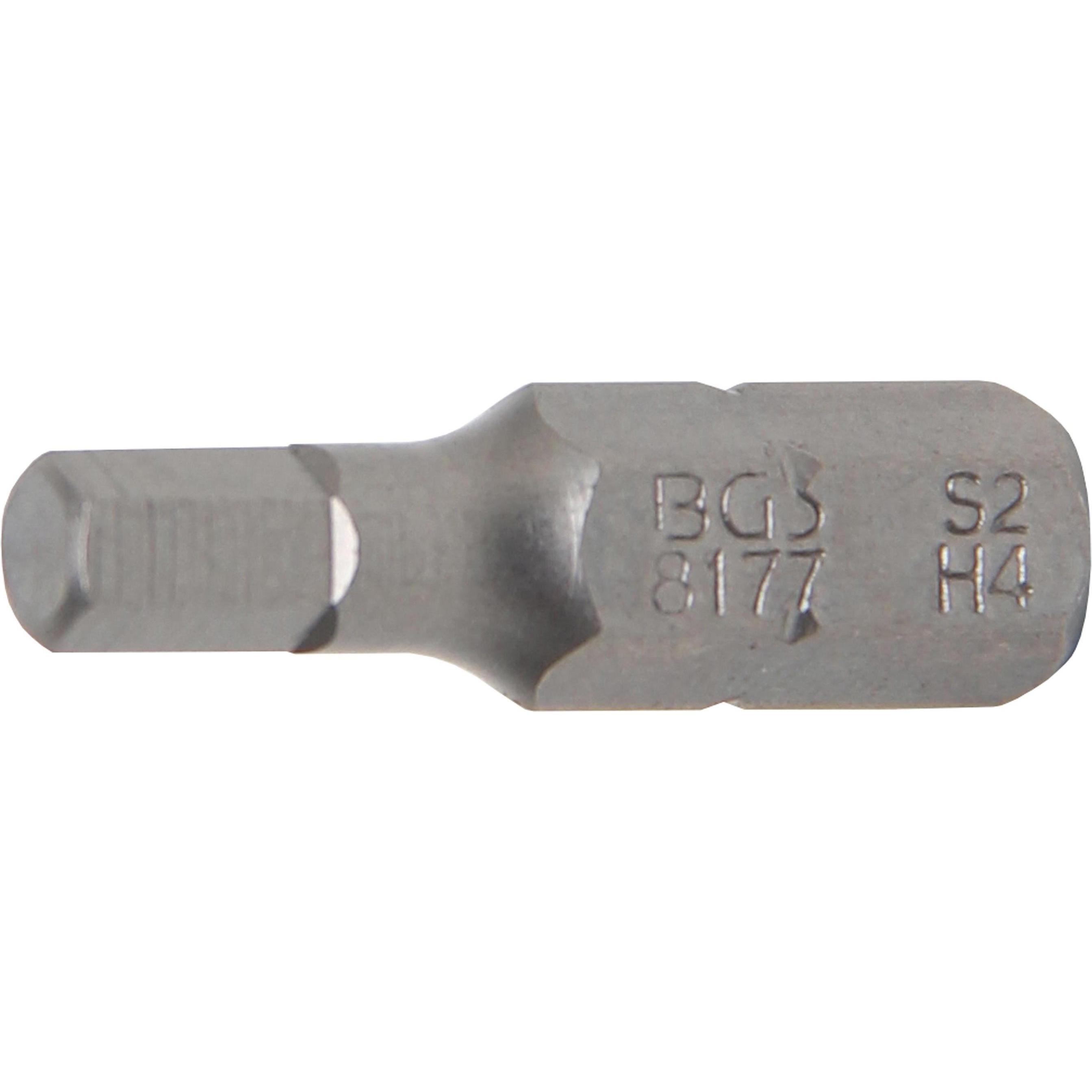 BGS, Bits, Bit Antrieb Aussensechskant 6,3 mm (1/4") Innensechskant 4 mm (6,3 mm)