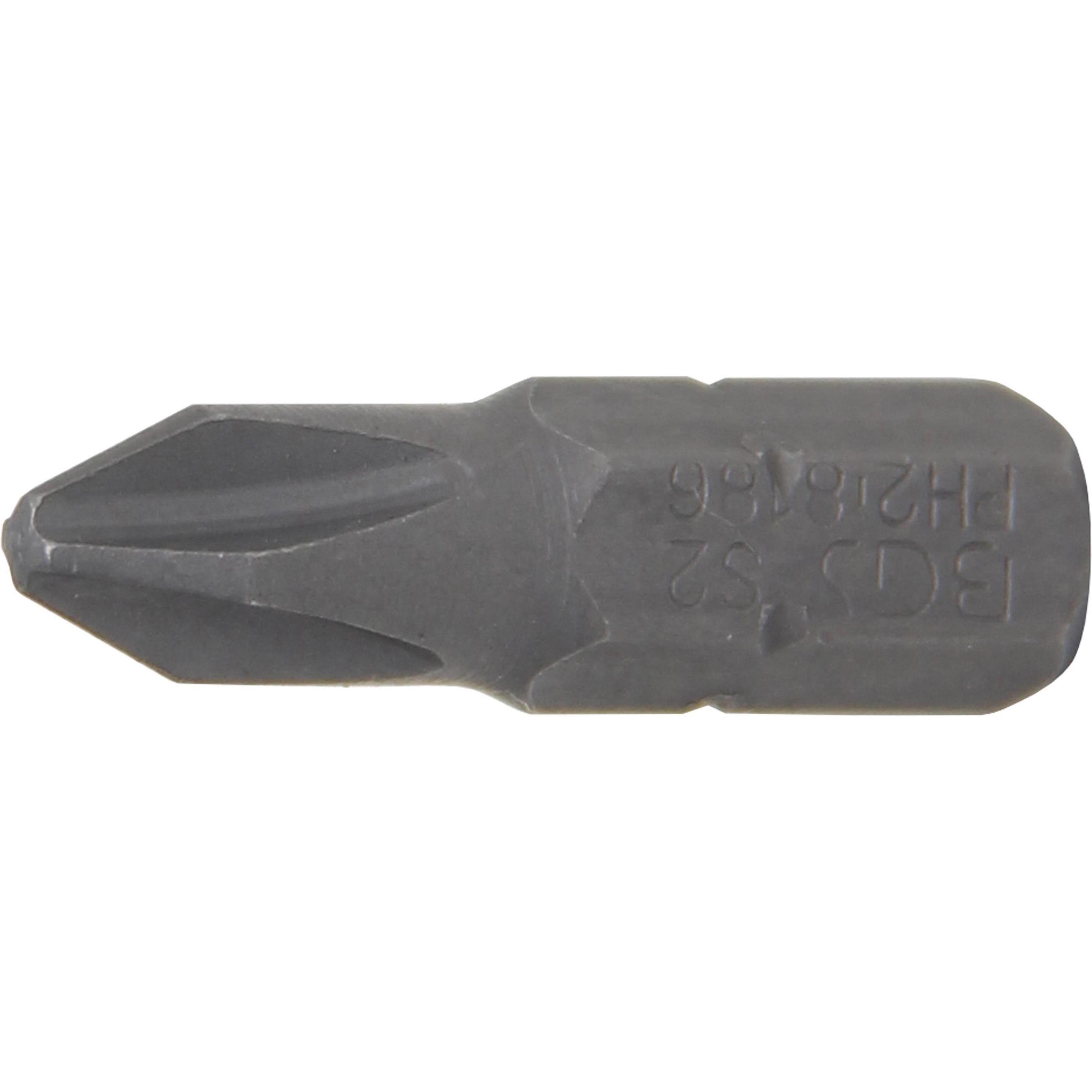 BGS, Bits, Bit Antrieb Aussensechskant 6,3 mm (1/4") Kreuzschlitz PH2 (6,3 mm)