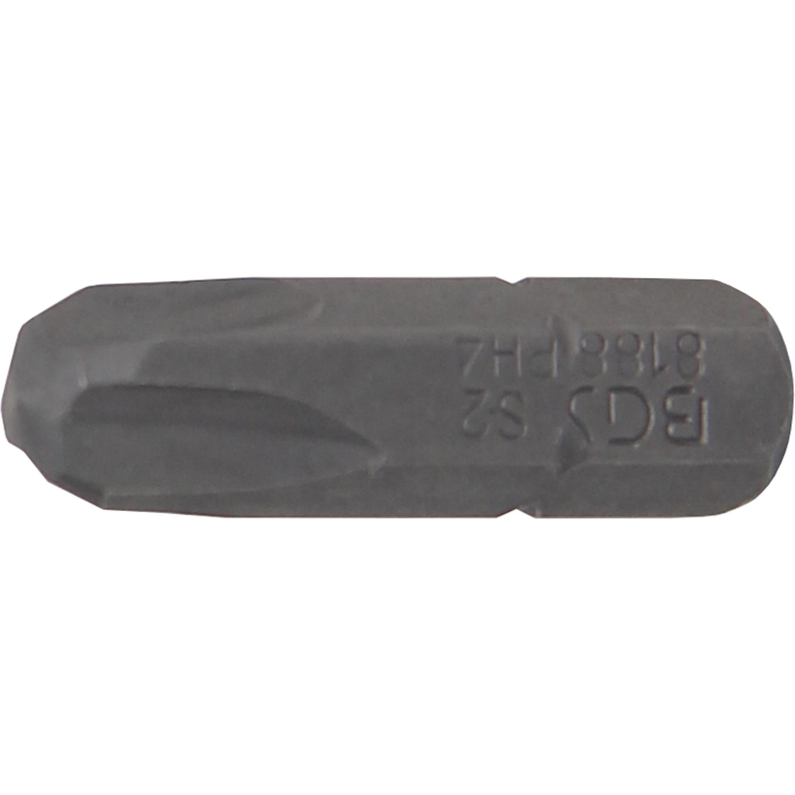 BGS, Bits, Bit Antrieb Aussensechskant 6,3 mm (1/4") Kreuzschlitz PH4 (6,3 mm)