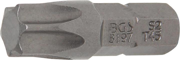 Actual product image BGS Bit 6.3 mm (1/4") Drive T-Star (for Torx) T45 (T-profile)