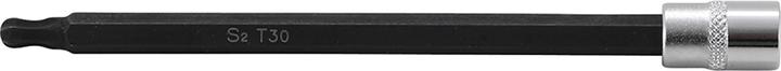 Produktbild BGS Bit-Einsatz Antrieb Innenvierkant 6,3 mm (1/4") T-Profil (für Torx) mit Kugelkopf T30 (T-Profil)