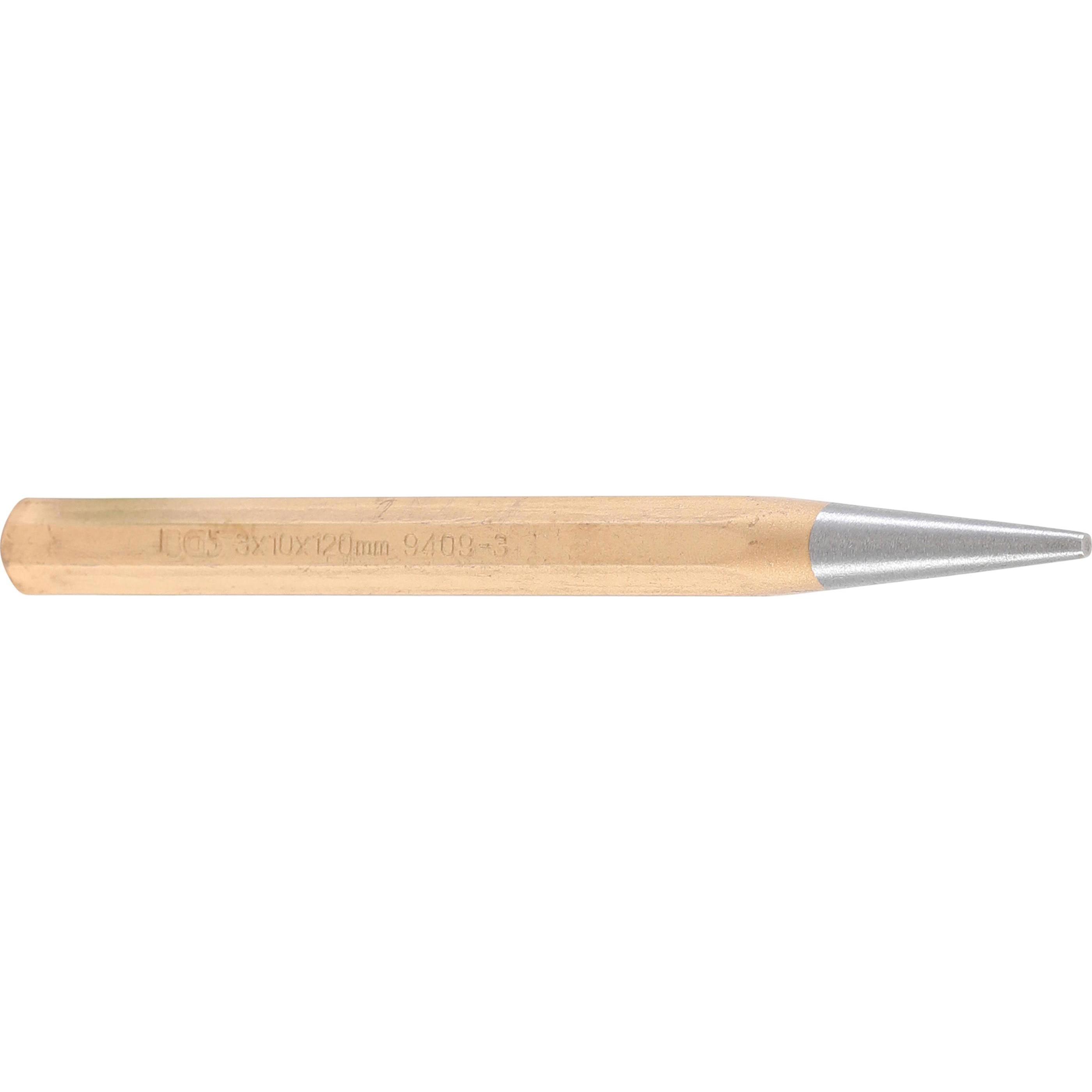 BGS, Meissel, Durchtreiber DIN 6458D 120 mm Ø 3 mm (120 mm)