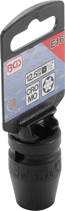 Actual product image BGS Impact Socket E-Star 12.5 mm (1/2") Drive E16