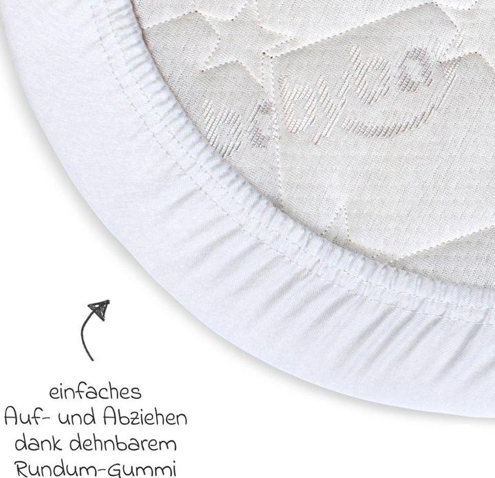 Produktbild Babybay Spannbettlaken Spannbetttuch 2er Pack Deluxe aus Jersey für