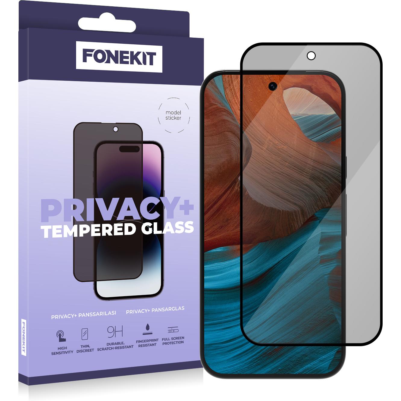 FoneKit Privacy+ Full Cover Glass, Google Pixel 9A - Galaxus