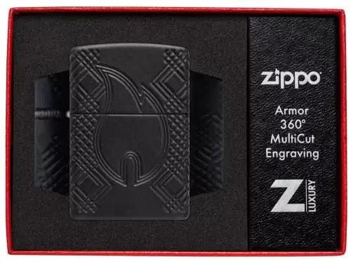 Actual product image Zippo Feuerzeug Black Flame