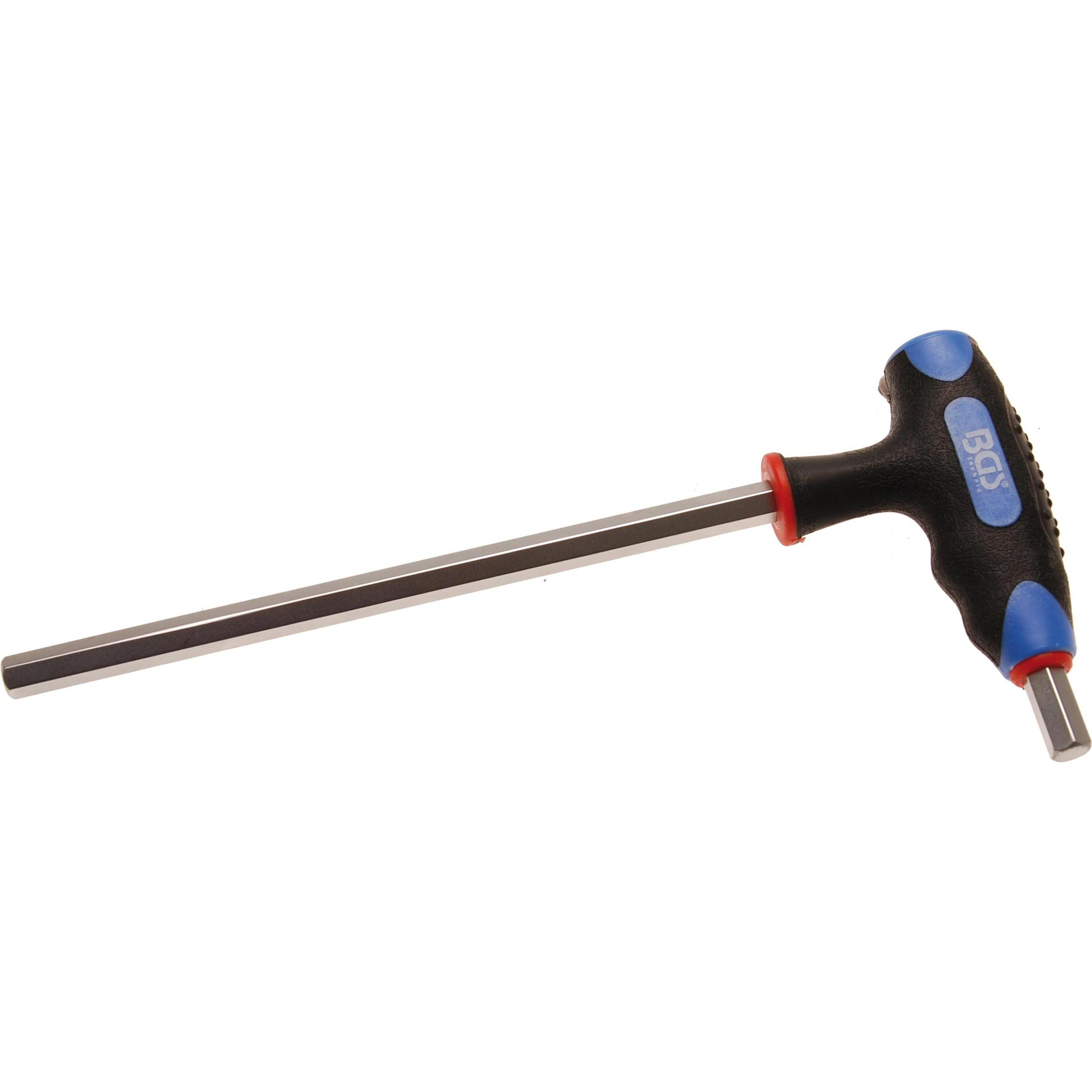 BGS, Schraubenzieher, Schraubendreher mit T-Griff und seitlicher Klinge Innensechskant 10 mm (Innensechskant)
