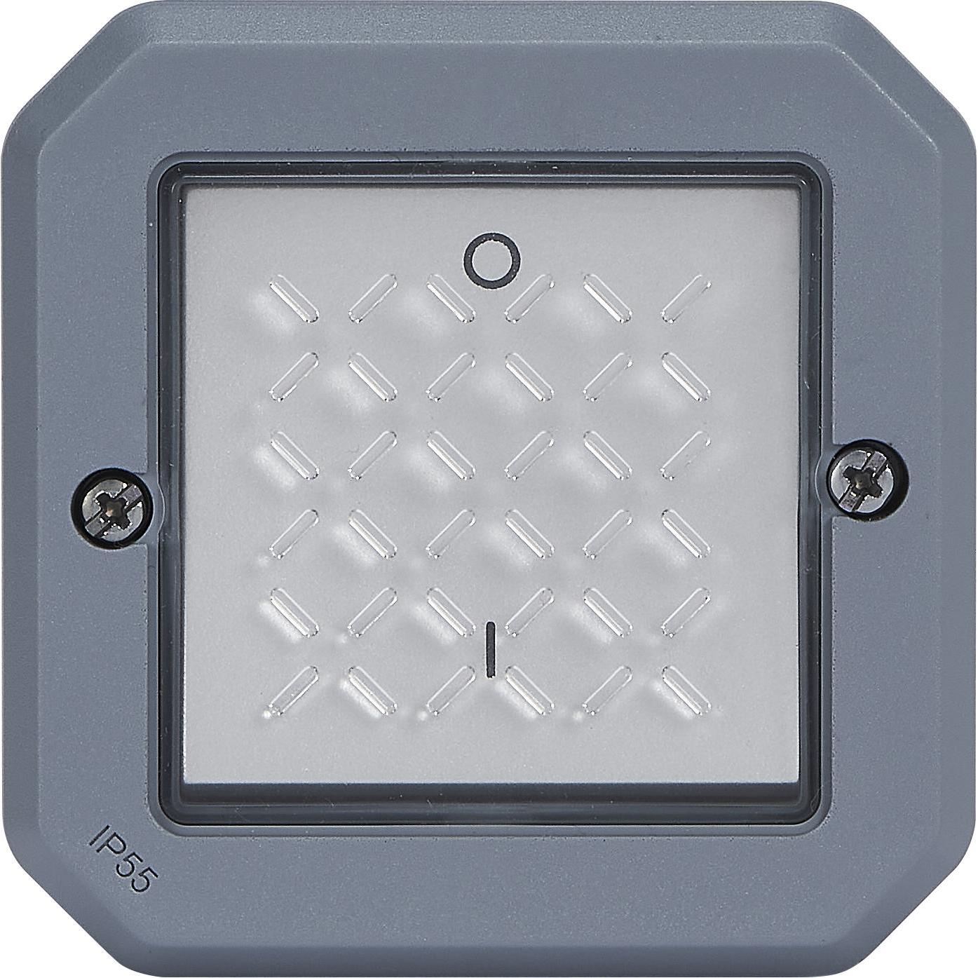 Legrand LEGR Einsatz, Taster + Schalter, Grau