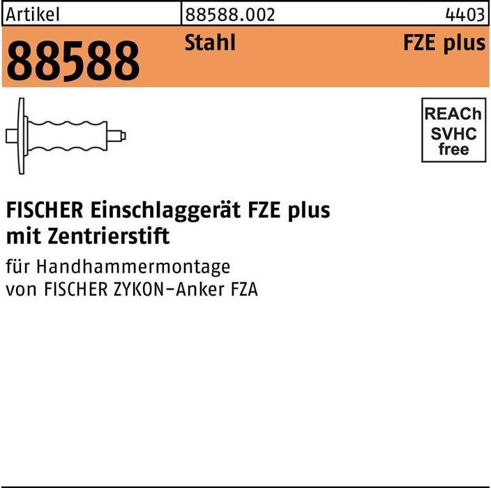 Actual product image Fischer Zykon-Einschlagwerkzeug FZE 22 plus (1 pcs.)