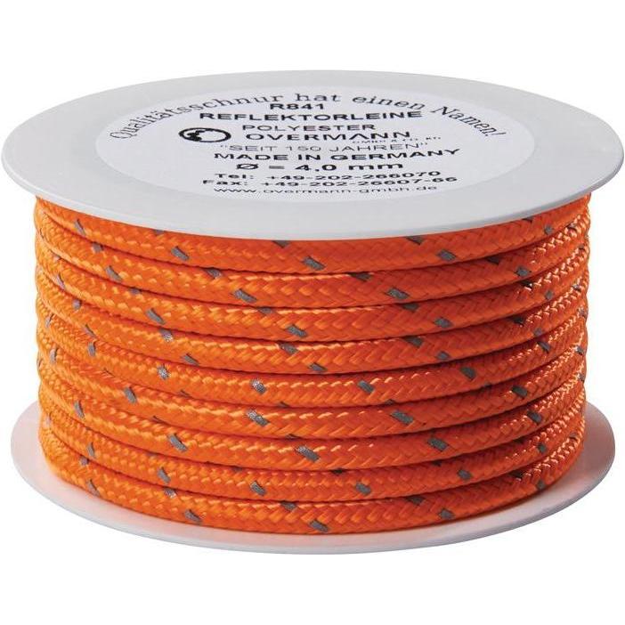 Thumbnail - Overmann, Seil, Reflektorschnur Safety Reflector Länge 50 m Ø 4 mm Polyester orange (50 m)