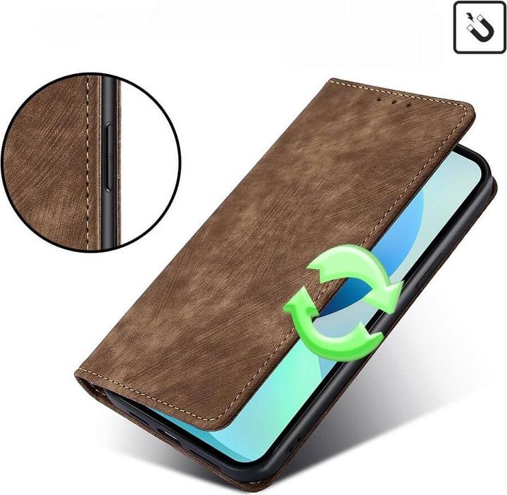 Produktbild Cover-Discount Galaxy A15 - Hülle mit RFID Blocker braun (Samsung Galaxy A15)