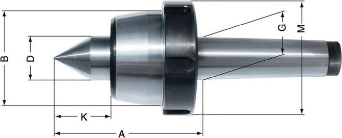 Immagine prodotto Röhm Punta centrale Pro MK5 con punta allungata
