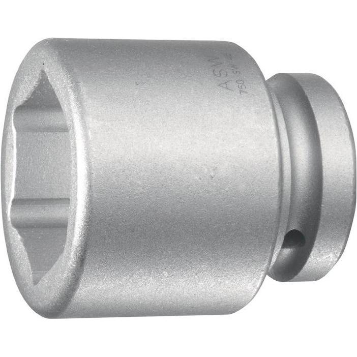 ASW, Steckschlüssel + Stecknuss, Kraftschraubersteckschlüsseleinsatz 750 1 ″ 6-Kant Schlüsselweite 65 mm Länge 90 mm (65...