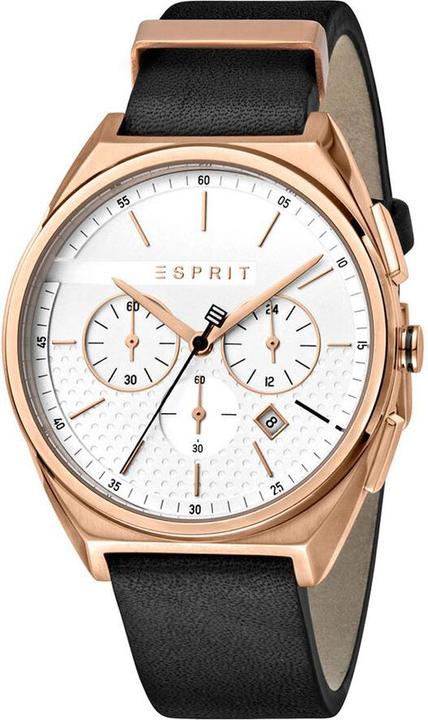 Actual product image Esprit ES1G062L0035 Slice Chrono White Rosegold Black Men's Watch Chronograph (Chronograph, 42 mm)