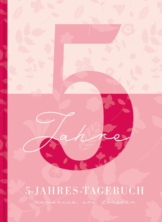 Produktbild 5 Jahresbuch: Das Tagebuch für 5 Jahre | Rosa 5 Jahres Kalender zum Ausfüllen für jeden Tag im (Deutsch)