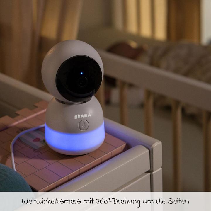 Actual product image Beaba BÃ © Aba Zen Night Light Babyfoon With Camera And App - Baby Monitor - Baby Camera With Night Light (Video & Audio, 300 m)