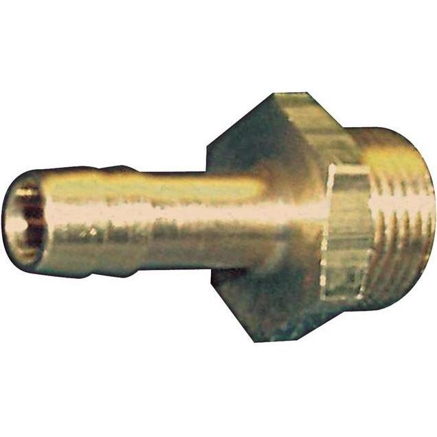 EWO, Schlauchanschluss + Schlauchverbinder, Gewindetülle Messing Aussengewinde G 1/4 ″ LW 9