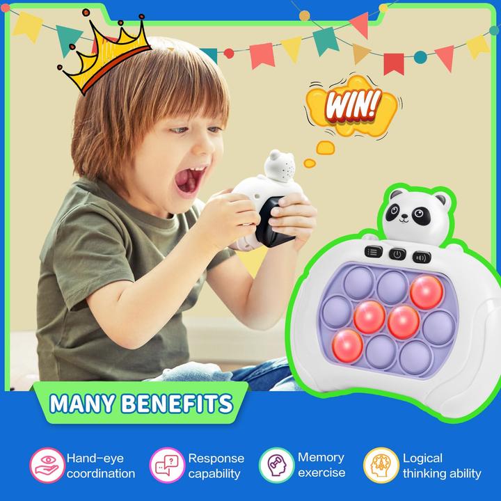 Immagine prodotto Activity Board Gioco di spinta veloce per bambini e adulti, gioco portatile pop, macchina da gioco veloce a puzzle