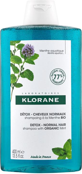 Produktbild Klorane Detox-Shampoo mit BIO-Wasserminze (400 ml, Flüssiges Shampoo)