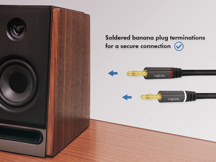 Actual product image LogiLink CA Speaker cable (5 m, 2 mm²)
