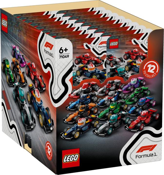 Produktbild LEGO F1 Rennwagen zum Sammeln (Display Box) (71049, LEGO Minifiguren)