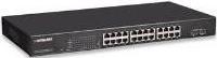 Produktbild Intellinet 24-Port PoE Gigabit Switch Web-Managed 2 GBIC SFP Ports Ausgangsleistung bis zu 30 Watt pro Port... (24 Ports)