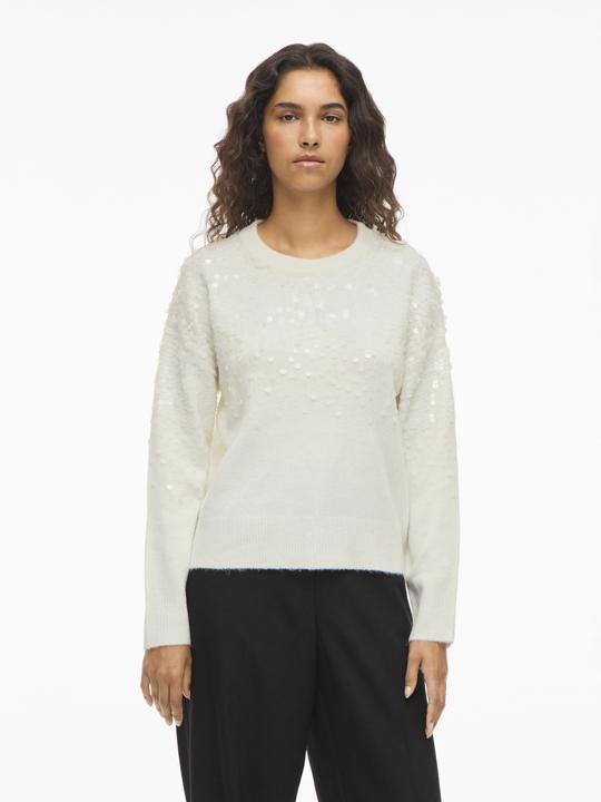 Produktbild Vila VISIQUIN Pailletten Strickpullover (L)
