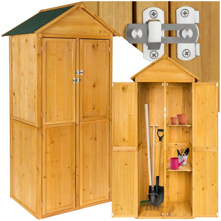 tectake Gartenschrank mit Spitzdach