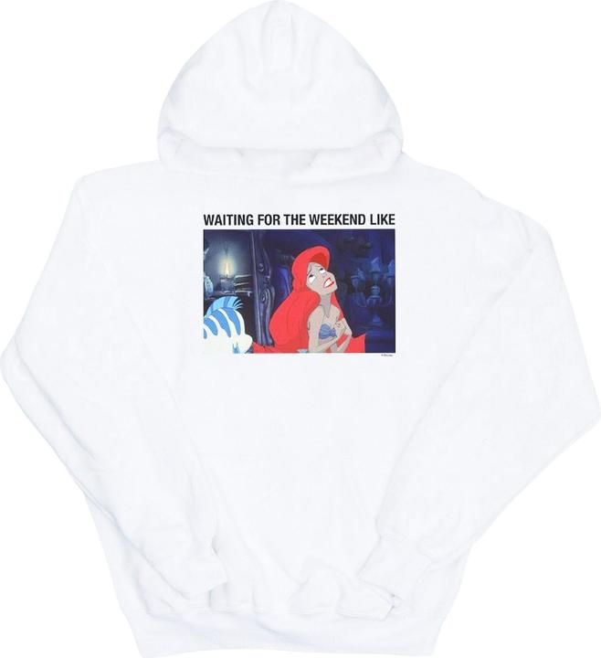 Immagine prodotto Disney The Little Mermaid Waiting For The Weekend Felpa con Cappuccio Uomo (4XL)