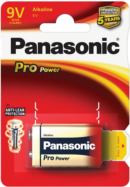 Immagine prodotto Panasonic Pro Power (1 pz., 9V Block, 680 mAh)